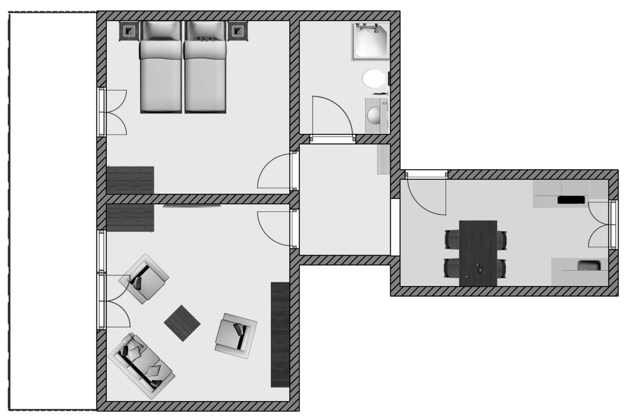 Chalet Soldanella Grächen Kamer foto