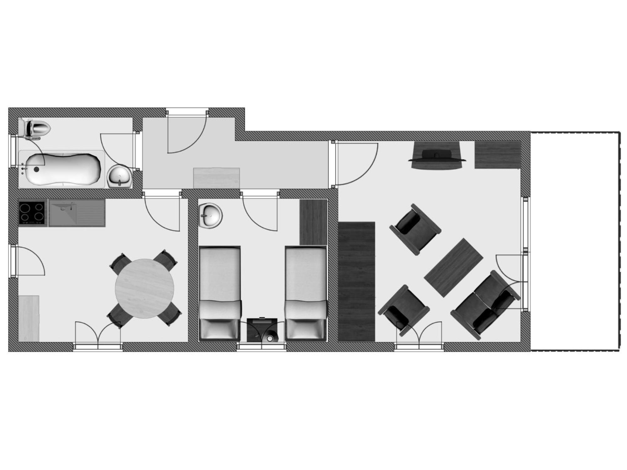 Chalet Soldanella Grächen Kamer foto