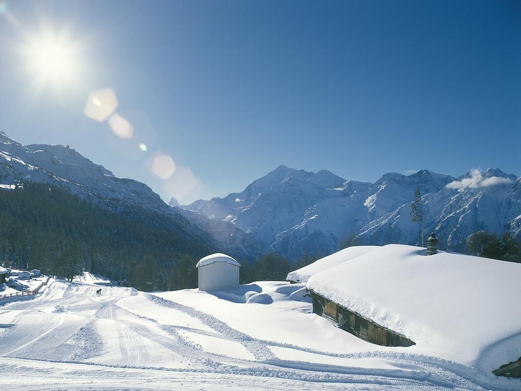 Chalet Soldanella Grächen Buitenkant foto
