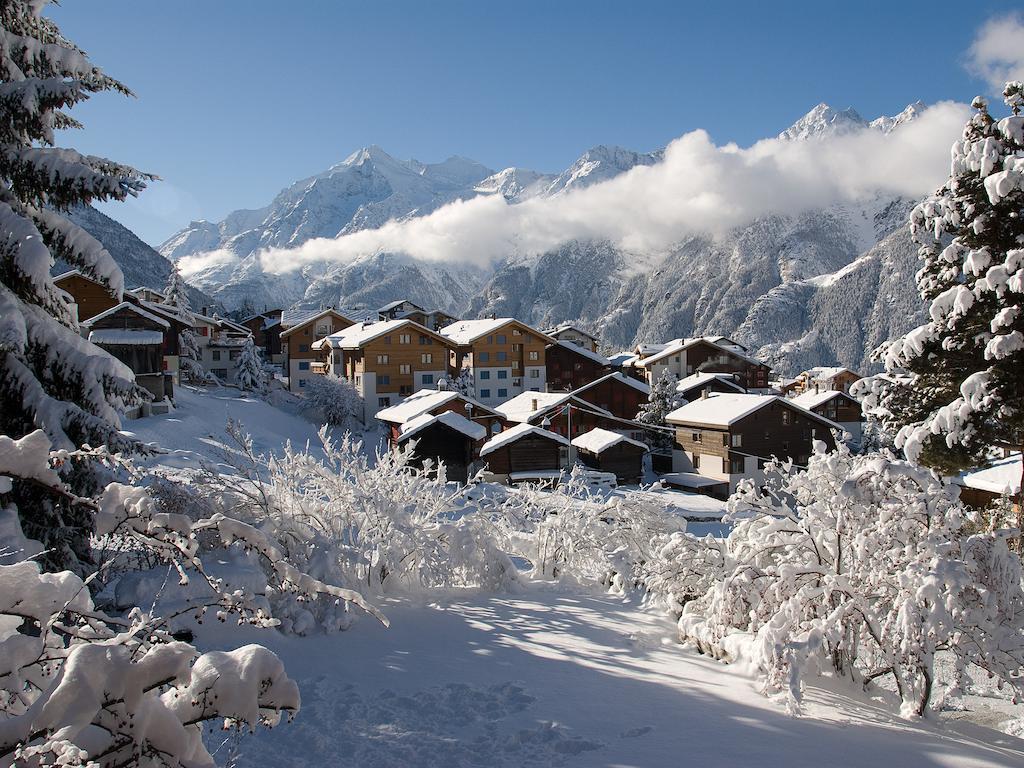 Chalet Soldanella Grächen Buitenkant foto