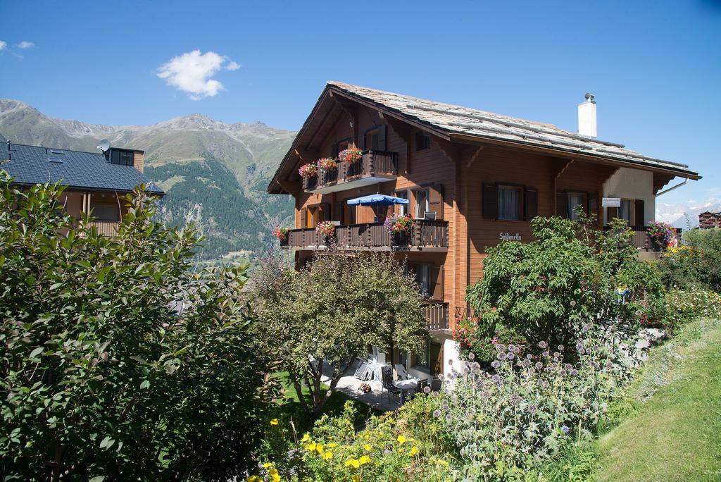 Chalet Soldanella Grächen Buitenkant foto